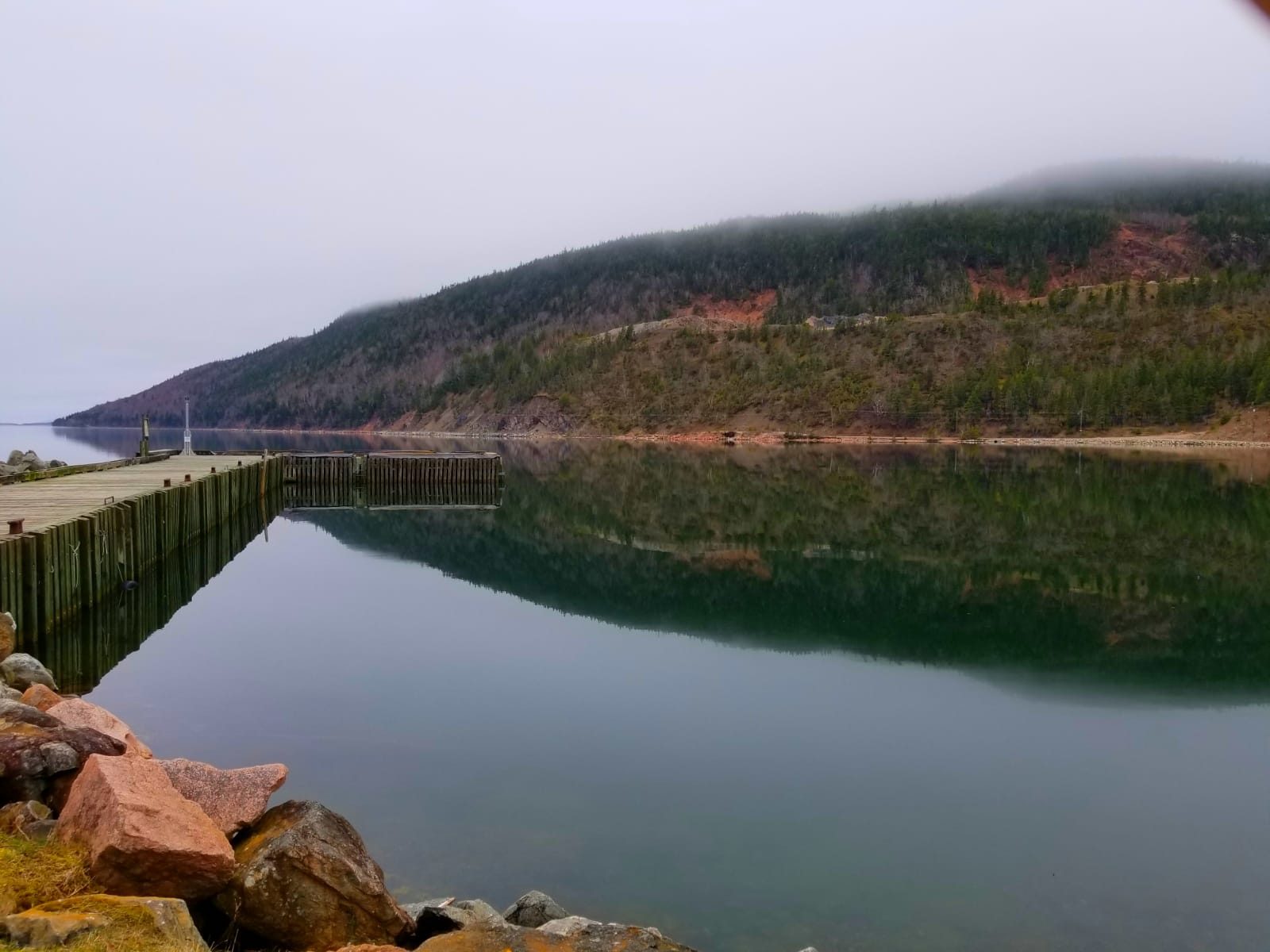 Wharf reflection